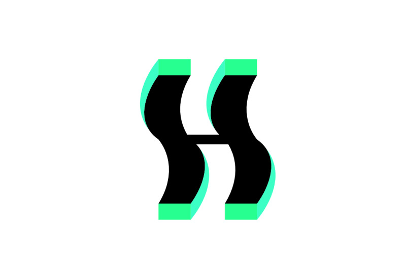 Dimension H S - Green Logo Logo Template