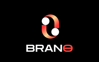 Dynamic O - Gradient Futuristic Logo