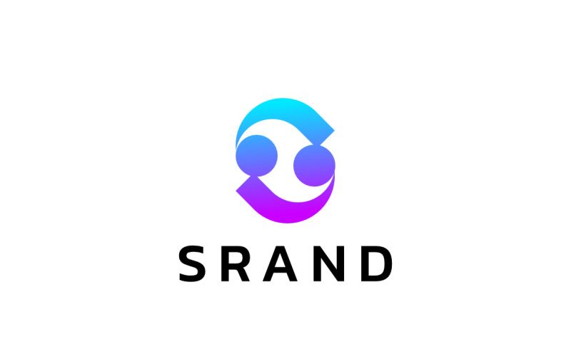 Dynamic S - Gradient Futuristic Logo Logo Template