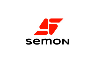 Dynamic S N Red - Simple Logo