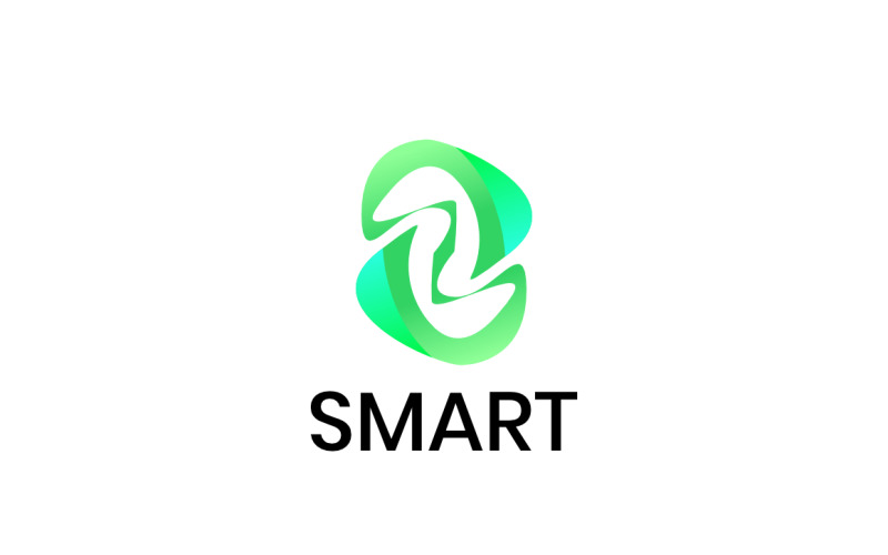 Green Gradient S logo Design Logo Template