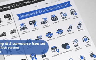 Shopping and E commerce Icon Set