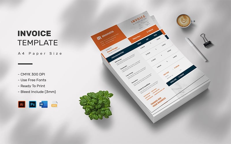 Template #203073 Billing Stationery Webdesign Template - Logo template Preview