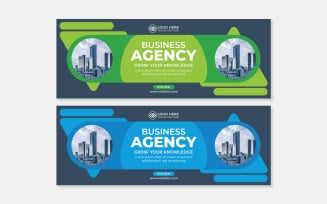 Business Agency Social Media Cover Template Design
