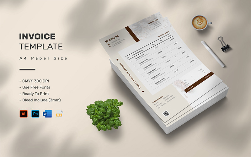 Crimon - Invoice Template Corporate Identity
