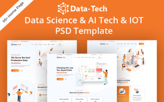 Datatech - Data Science & Ai Tech PSD Template