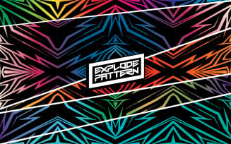 Explode Pattern - Pattern Background Template