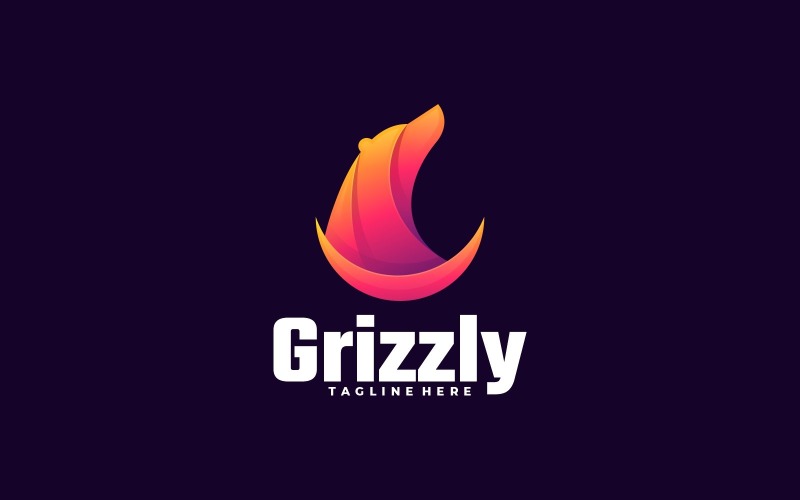 Grizzly Gradient Logo Template's