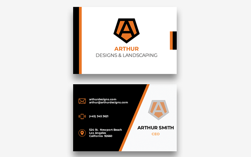 Landscaping Business Card Corporate Identity
