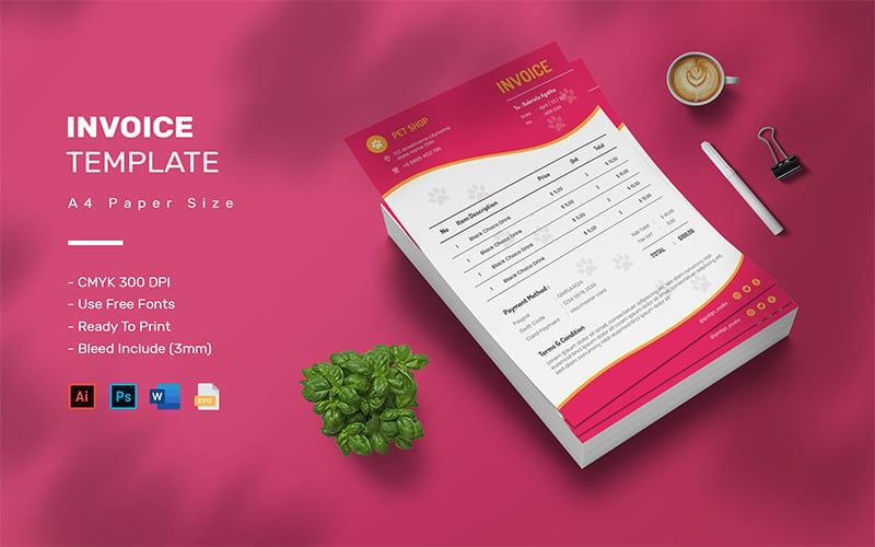 Template #203184 Billing Stationery Webdesign Template - Logo template Preview