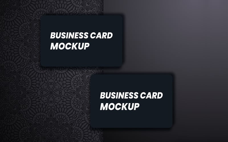 Business Card Mockup Template Product Mockup