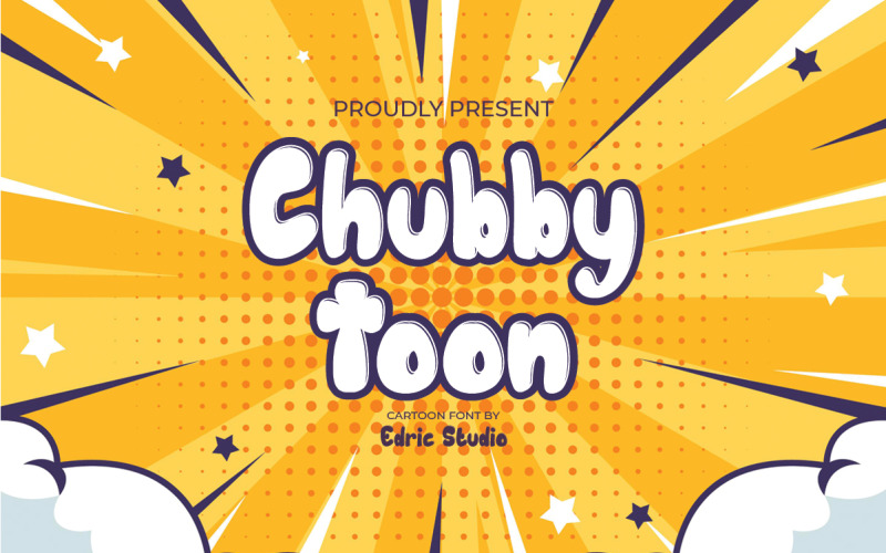 Chubby Toon Comic Cartoon Font