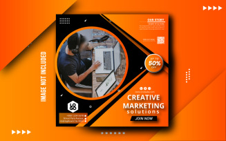 Creative Marketing Solution Web Banner