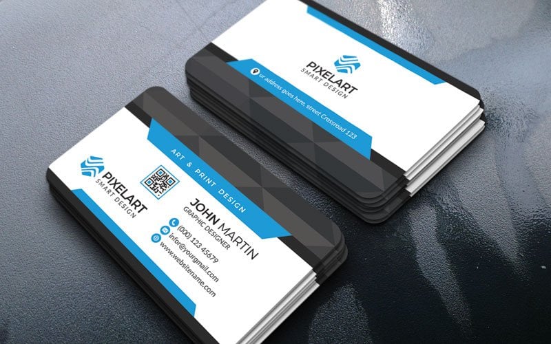 Template #203279 Card Corporate Webdesign Template - Logo template Preview