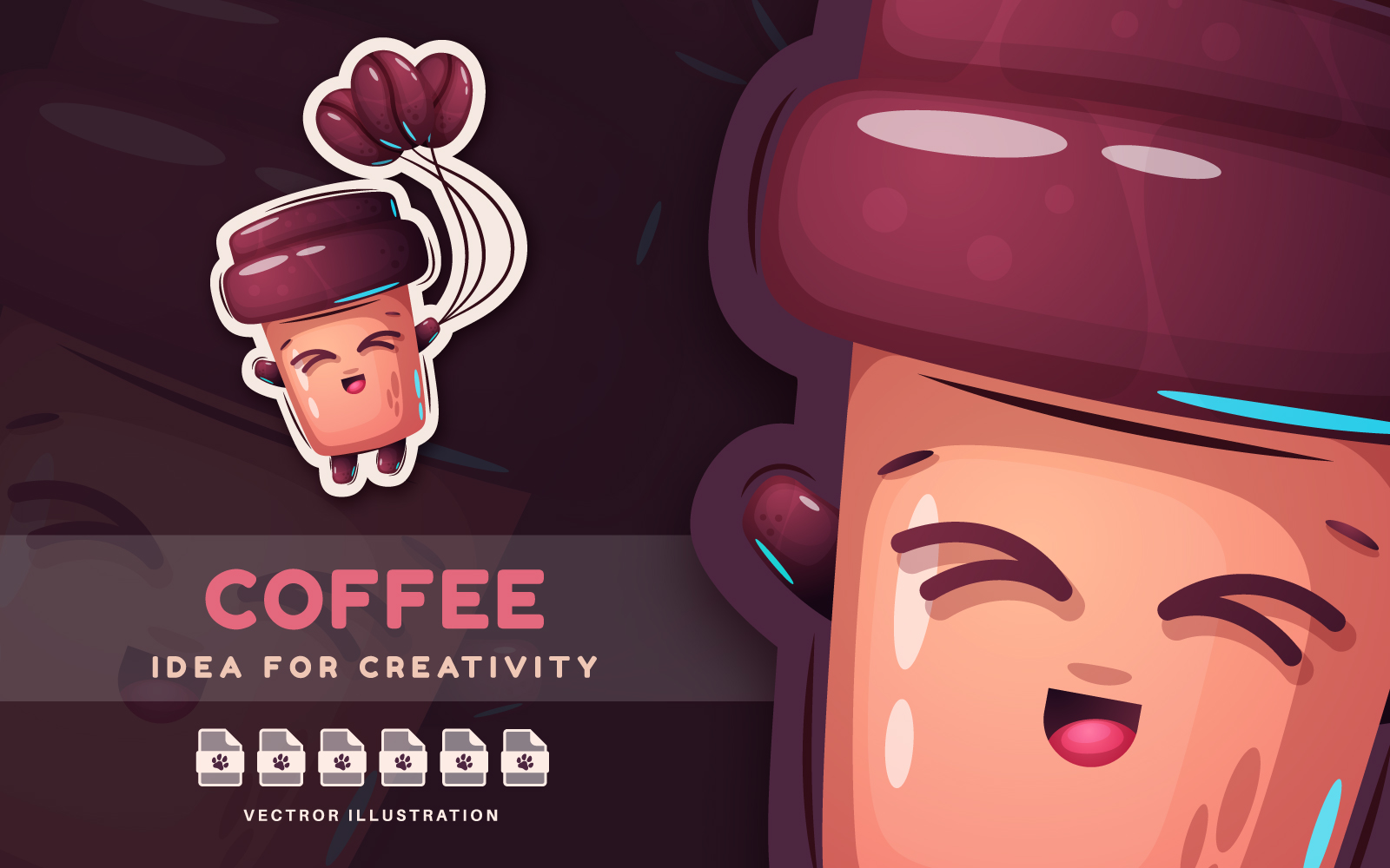 Kit Graphique #203288 Caractere Sticker Web Design - Logo template Preview