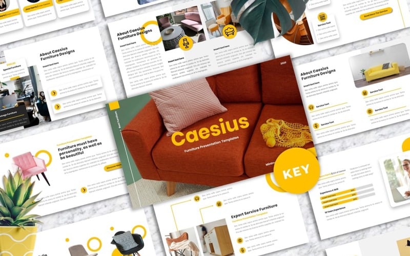 Caesius - Furniture Keynote Keynote Template