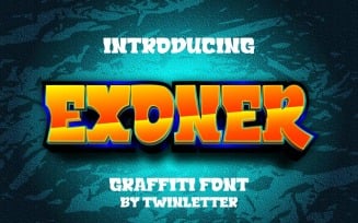 Exoner Elegant Graffiti Font