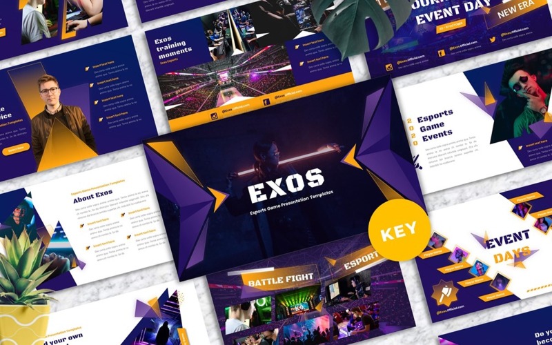 Exos - Esports Gaming Keynote Keynote Template