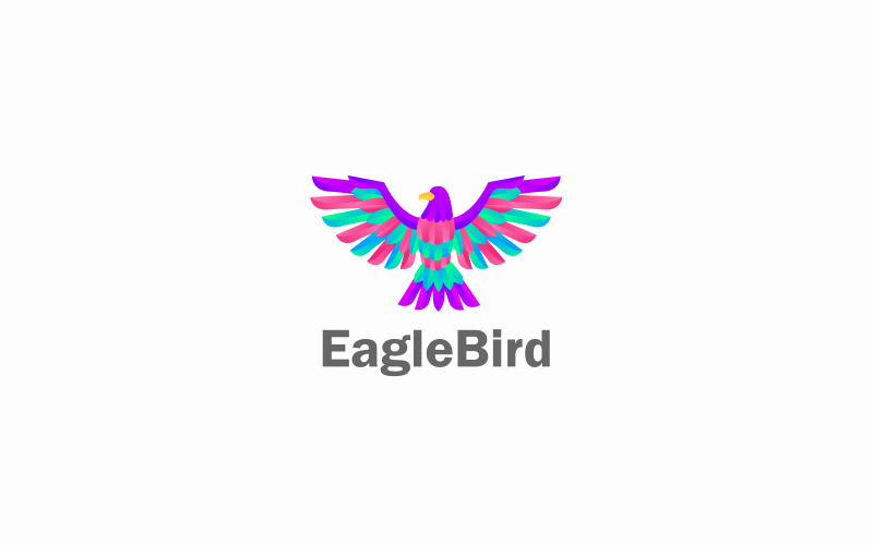 Free Eagle Bird Logo Icon Design Illustration