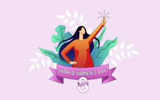 World Women's Day Illustration Concept Vector