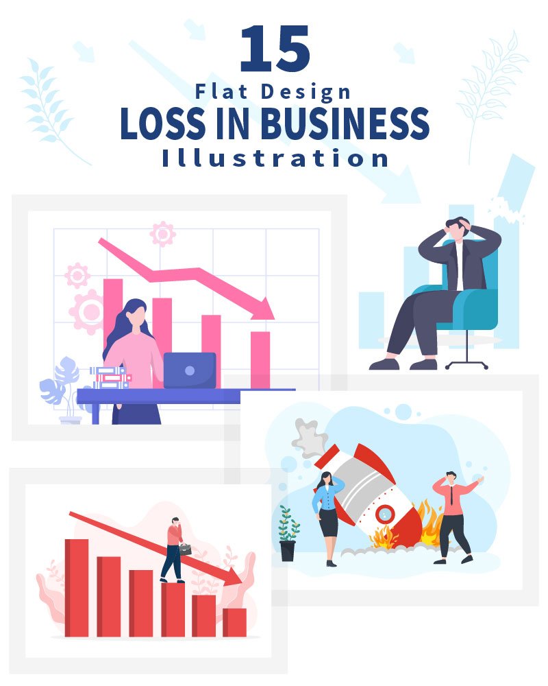Kit Graphique #203300 Loss Business Divers Modles Web - Logo template Preview