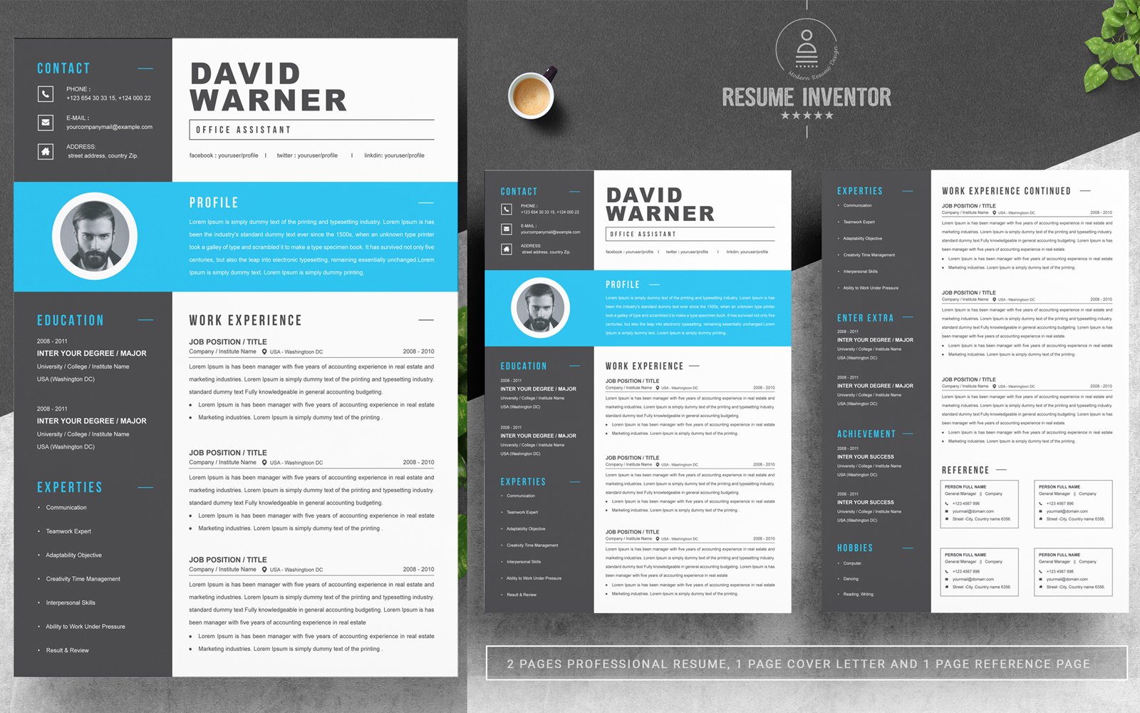 Template #203332 Resume Template Webdesign Template - Logo template Preview