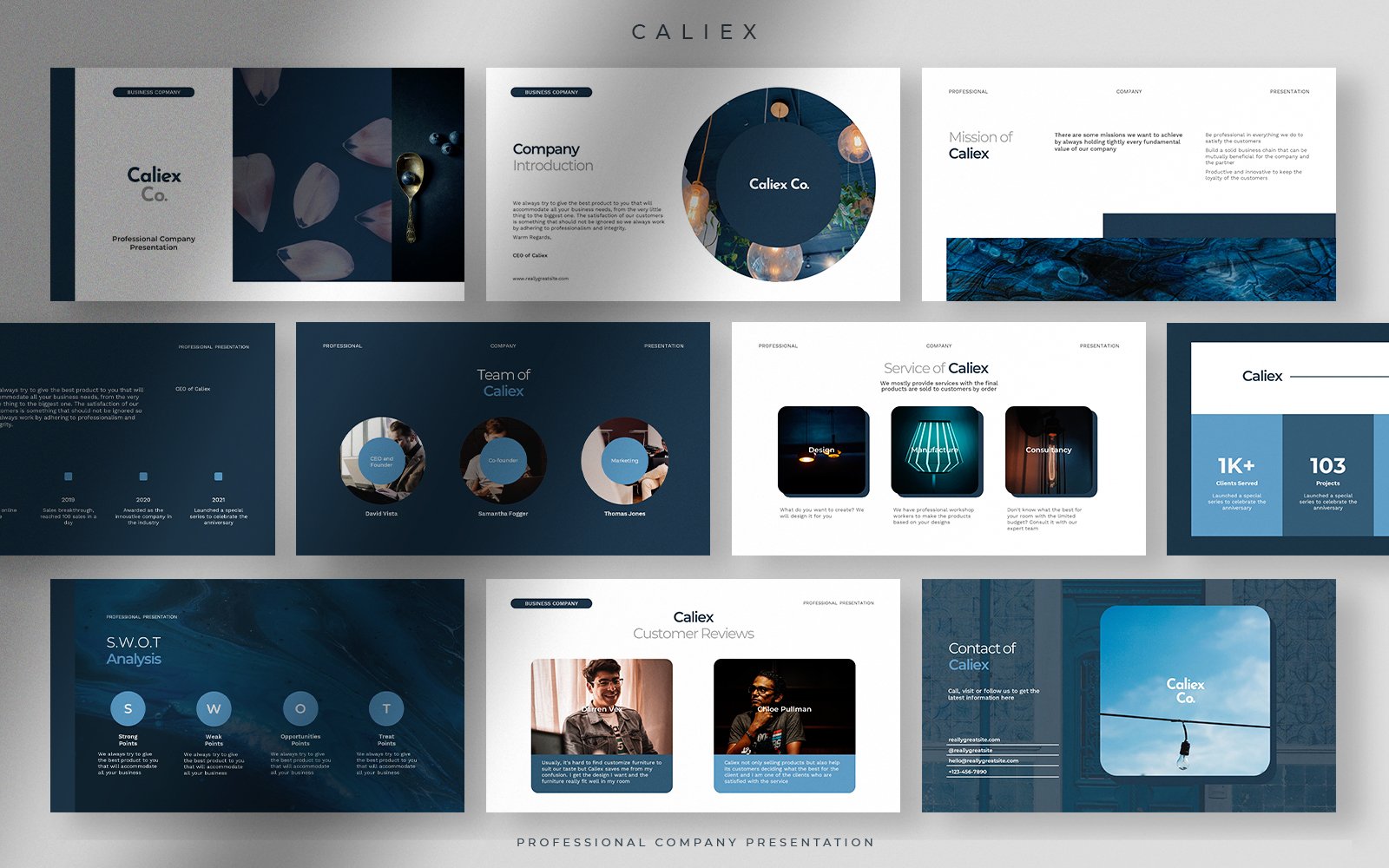 Kit Graphique #203386 Caliex Business Divers Modles Web - Logo template Preview