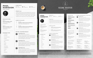 Harision / Clean Resume Template