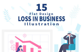 15 Loss in Business Lead to Bankruptcy Illustration