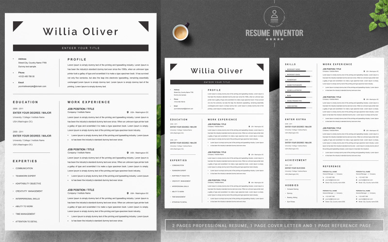 willia oliver / Clean Resume Resume Template