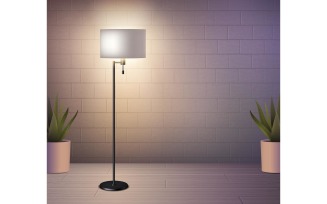Lamp Realistic 6 Vector Illustration Concept