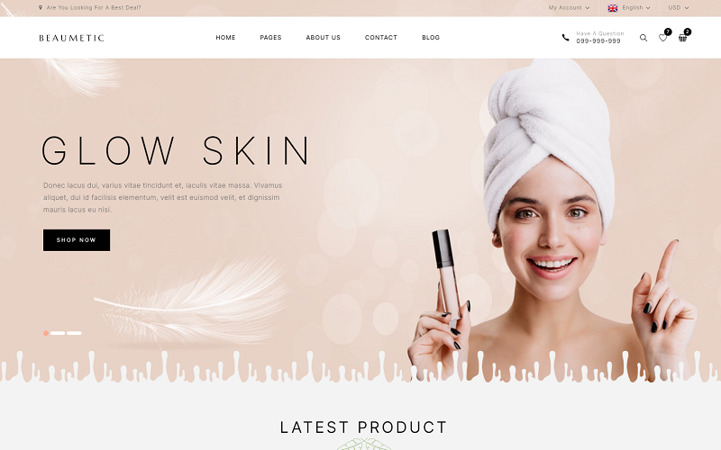 Beaumetic - Cosmetic WooCommerce WordPress Theme