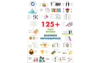 125+ Editable Business Powerpoint Presentation Templates Infographics Bundle