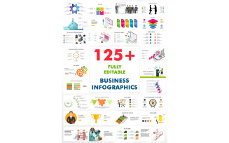 125+ Editable Business Powerpoint Presentation Templates Infographics Bundle