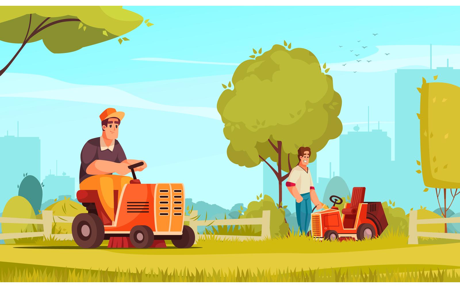 Template #204259 Mower Mowing Webdesign Template - Logo template Preview