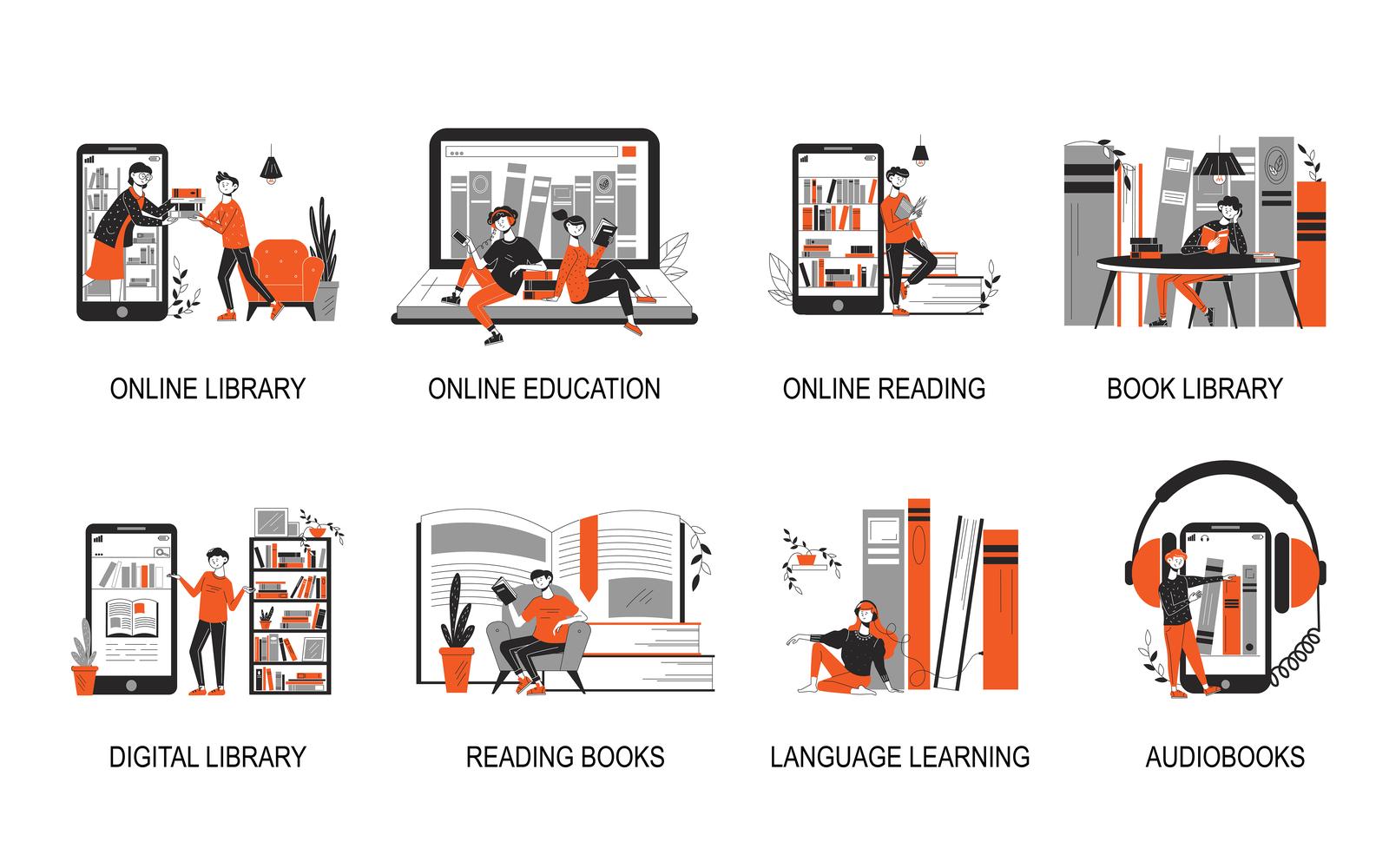 Kit Graphique #204407 Education Librarie Divers Modles Web - Logo template Preview