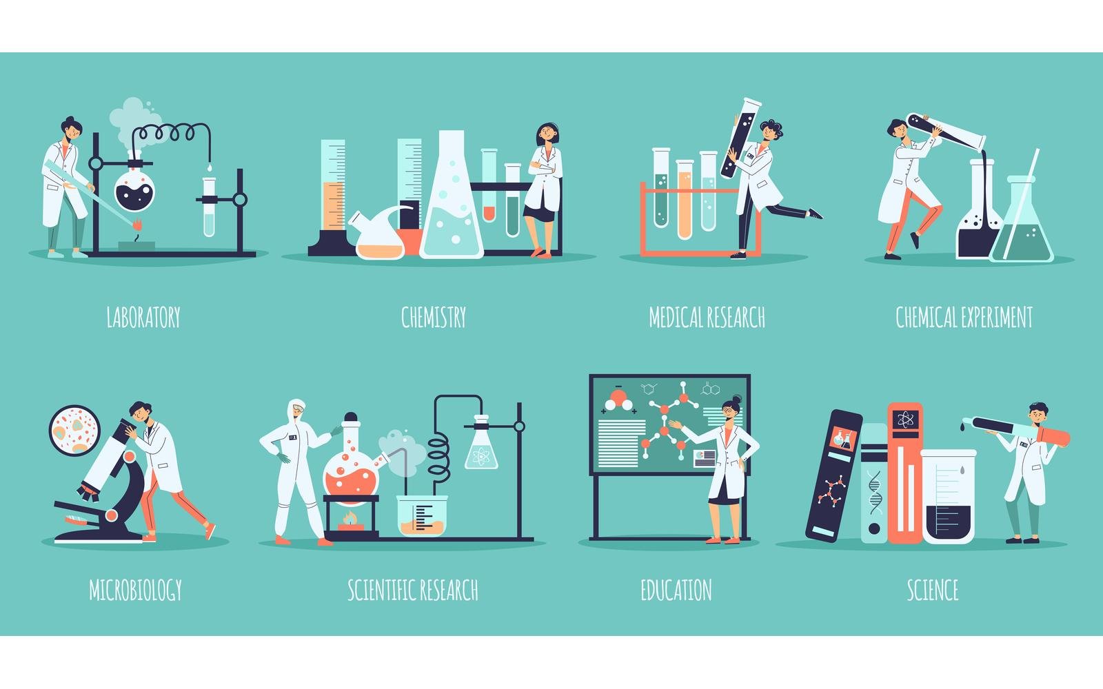 Template #204815 Laboratory Science Webdesign Template - Logo template Preview