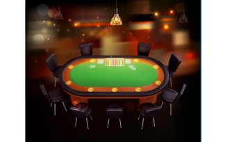 Casino Relalistic Vector Illustration Concept