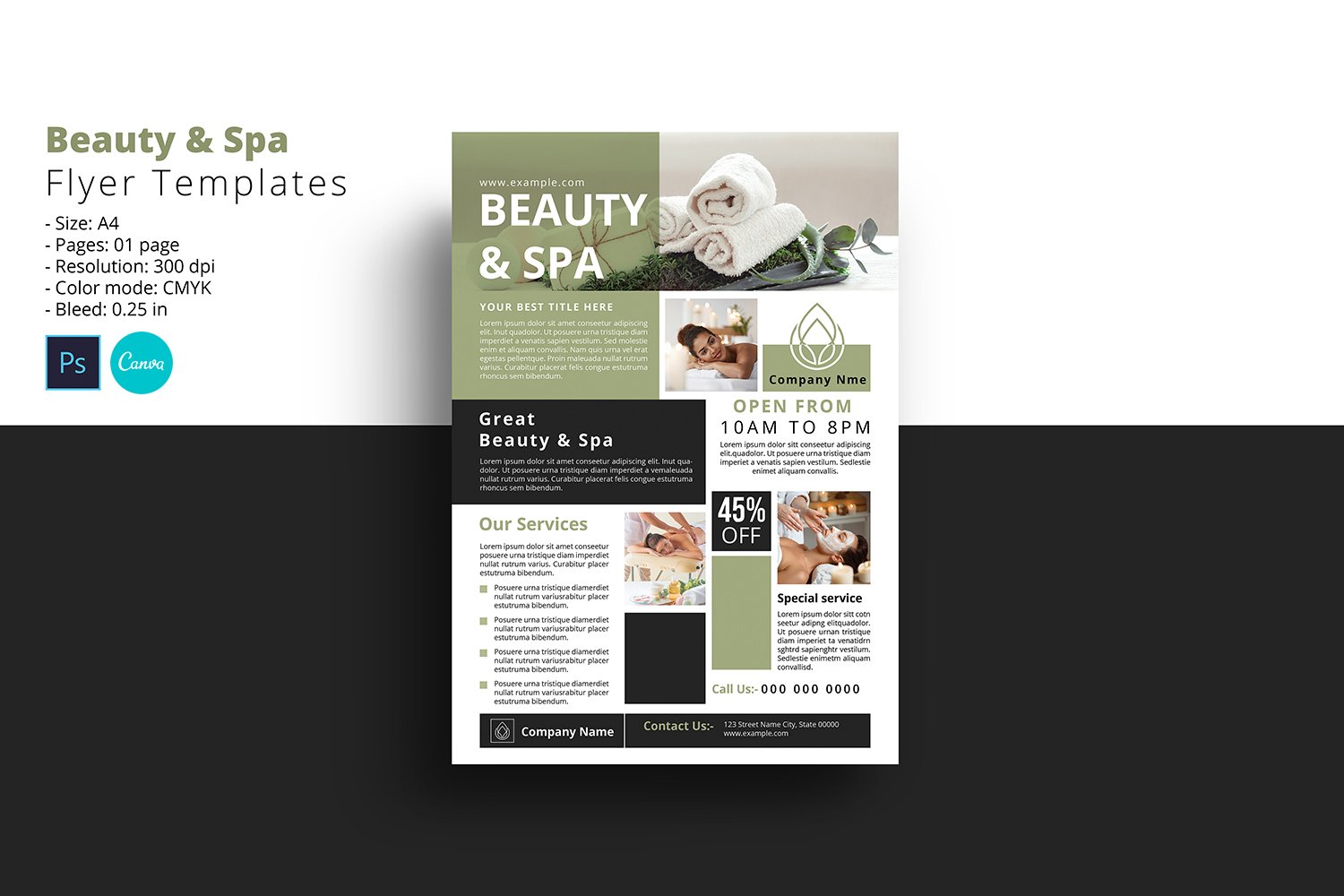 Template #204926 Beauty Care Webdesign Template - Logo template Preview