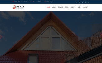 Home Roofer | Roofing Company Services & Construction Html Website template