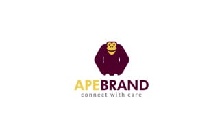 Ape Brand Logo Design Template