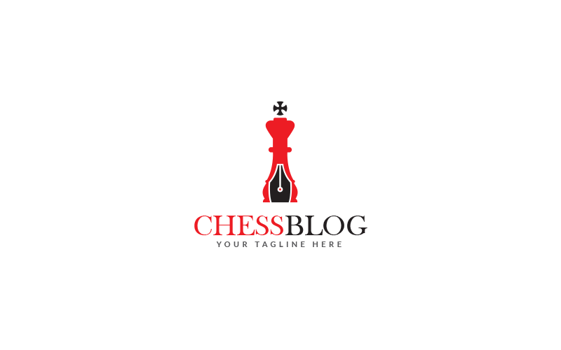 Chess Blog Logo Design Template Logo Template
