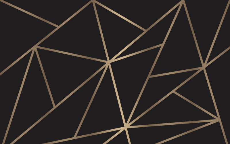 Gold and black Mosaic Pattern background