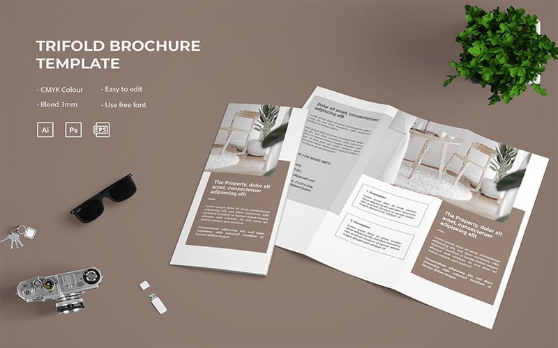 Kit Graphique #205278 Brochure Trifold Divers Modles Web - Logo template Preview