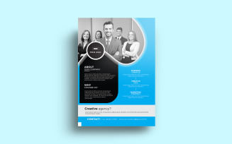 Fresh Creative Corporate Business Flyer Design Template