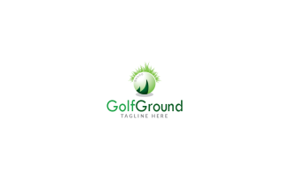 Golf Ground Logo Design Template