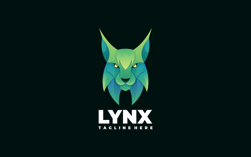 Lynx Gradient Colorful Logo Logo Template