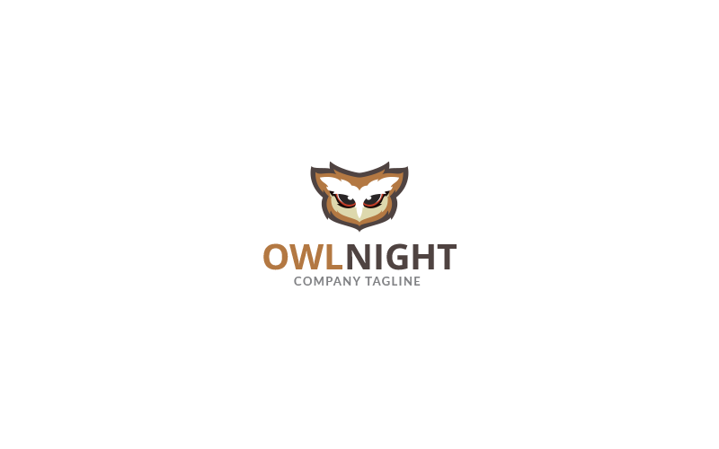Owl Night Logo Design Template Logo Template