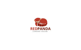 Red Panda Logo Design Template