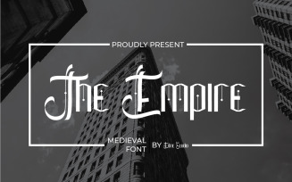 The Empire Medieval Display Font